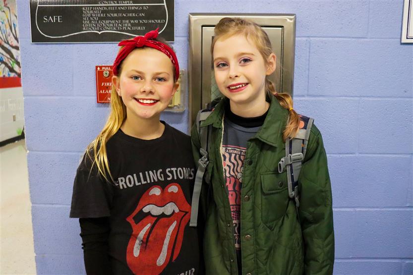 Students celebrate the 100th day of school